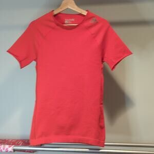adidas Red Short Sleeve Tee